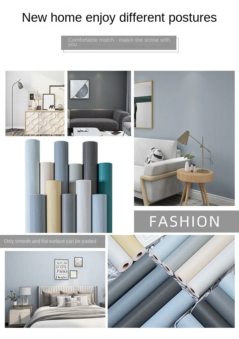 Kitchen Cabinet Oil-proof PVC Thickened Self-adhesive Wallpaper Waterproof Contact Paper Desktop Door Furniture Wall Stickers