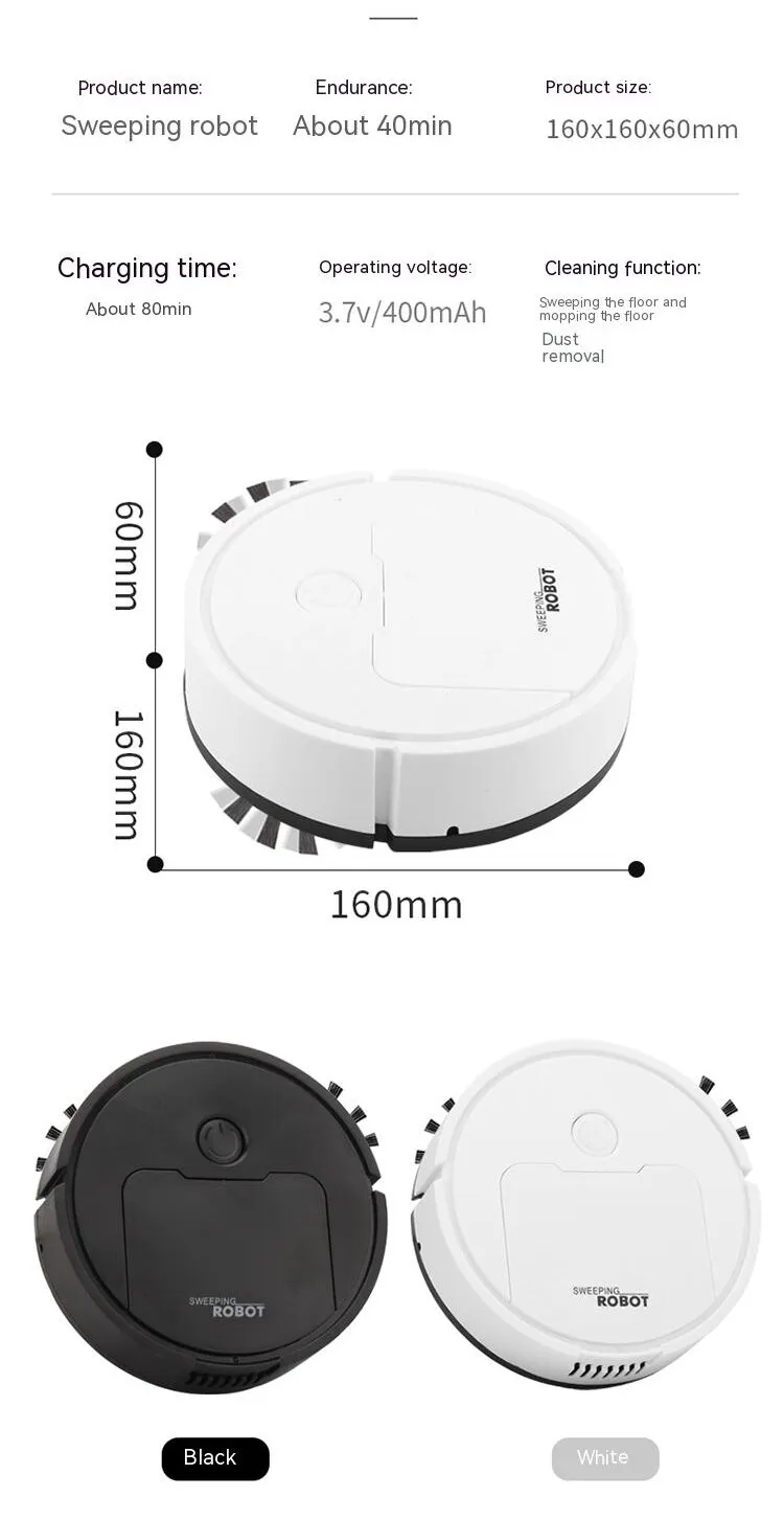 Mart Sweeping Robot Household Mini Intelligent Sweeping Robot Sweeping Dragging Suction AllinOne Machine