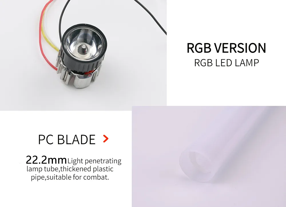 RGB Metal Lightsaber Laser Sword Sabre De Luz FOC Rave Weapon Dueling Flashing Toy 7 Color Changing Kpop Lightstick