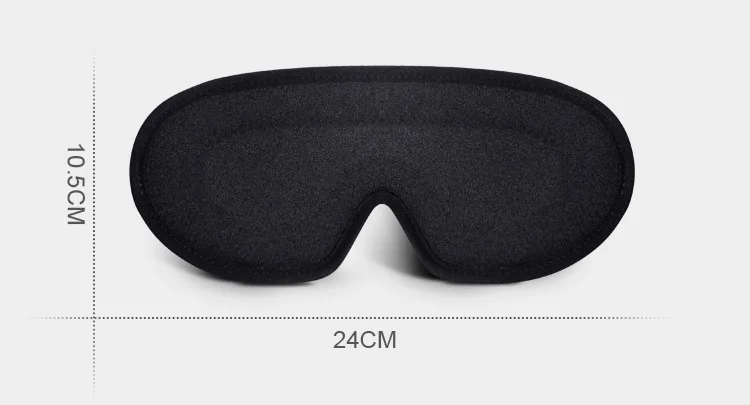 3D Memory Foam Silk Sleep Mask Soft Eye Patches Comfort Three Dimensiona Design Face Sleeping Mask Eyeshade Breathable Women Men