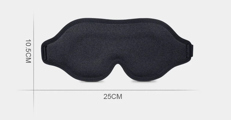 3D Memory Foam Silk Sleep Mask Soft Eye Patches Comfort Three Dimensiona Design Face Sleeping Mask Eyeshade Breathable Women Men