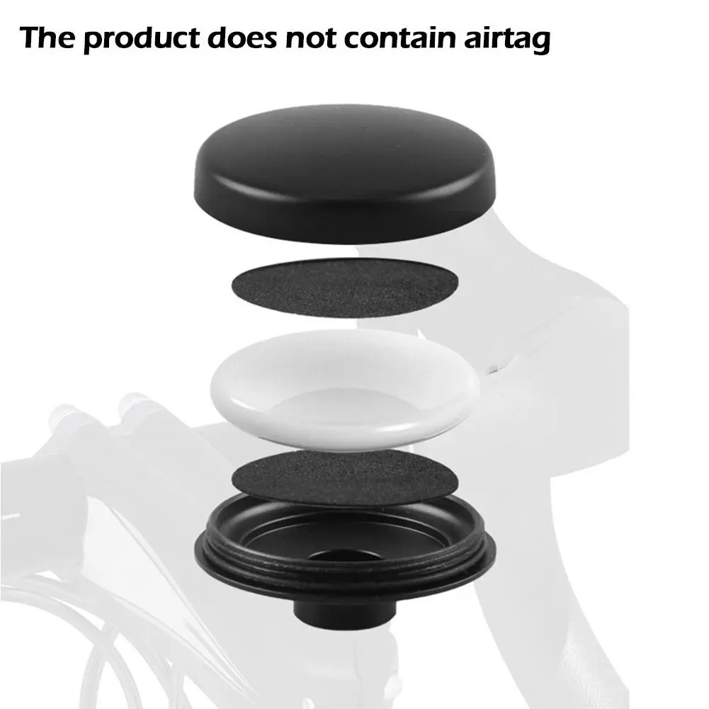 For AirTag Bike Mount Hidden Anti-Theft Protect Bicycle Mounts For Air Tag Case Waterproof Tracker Mount Holder Used On Stem