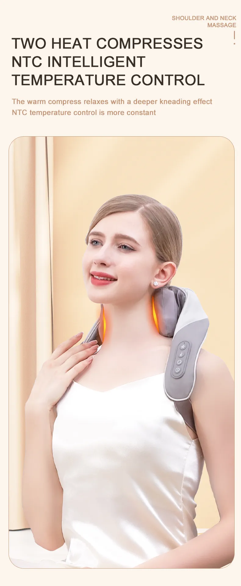 Heated Shiatsu Neck and Back Massager