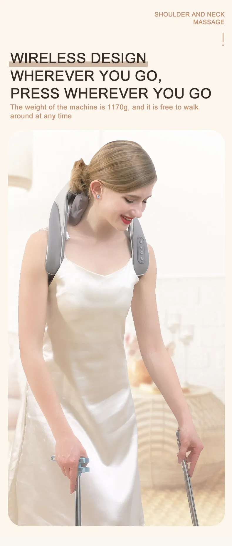 Heated Shiatsu Neck and Back Massager