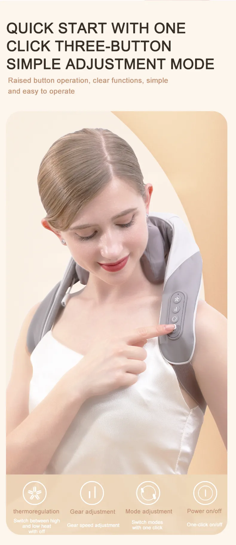 Heated Shiatsu Neck and Back Massager