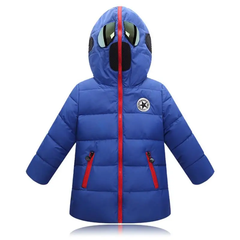 Children down jacket Winter Boy Jacket With Glasses For Girl Korean Clothes Thickening Down Cotton Children's clothing 4 -12y
