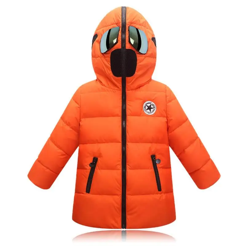 Children down jacket Winter Boy Jacket With Glasses For Girl Korean Clothes Thickening Down Cotton Children's clothing 4 -12y