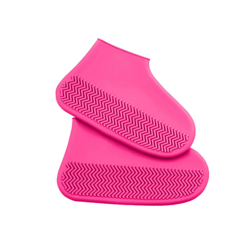 1 Pair Waterproof Non-slip Silicone Shoe High Elastic Wear-resistant Unisex Rain Boots for Outdoor Rainy Day Reusable Shoe Cover 1 Pair Waterproof Non-slip Silicone Shoe High Elastic Wear-resistant Unisex Rain Boots for Outdoor Rainy Day Reusable Shoe Cover