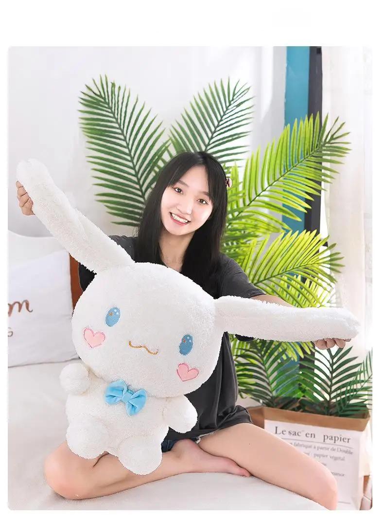 Anime Sanrio Kawaii Cinnamoroll Plush Toys Pillow Action Figure Stuffed Animal Comfort Soft Doll Children Toys Christmas Gift