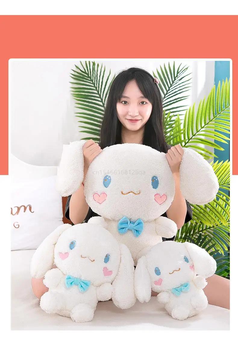 Anime Sanrio Kawaii Cinnamoroll Plush Toys Pillow Action Figure Stuffed Animal Comfort Soft Doll Children Toys Christmas Gift
