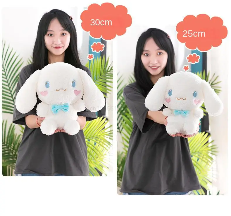 Anime Sanrio Kawaii Cinnamoroll Plush Toys Pillow Action Figure Stuffed Animal Comfort Soft Doll Children Toys Christmas Gift