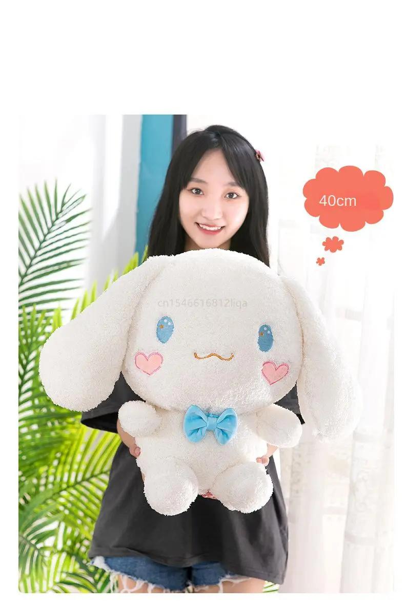 Anime Sanrio Kawaii Cinnamoroll Plush Toys Pillow Action Figure Stuffed Animal Comfort Soft Doll Children Toys Christmas Gift