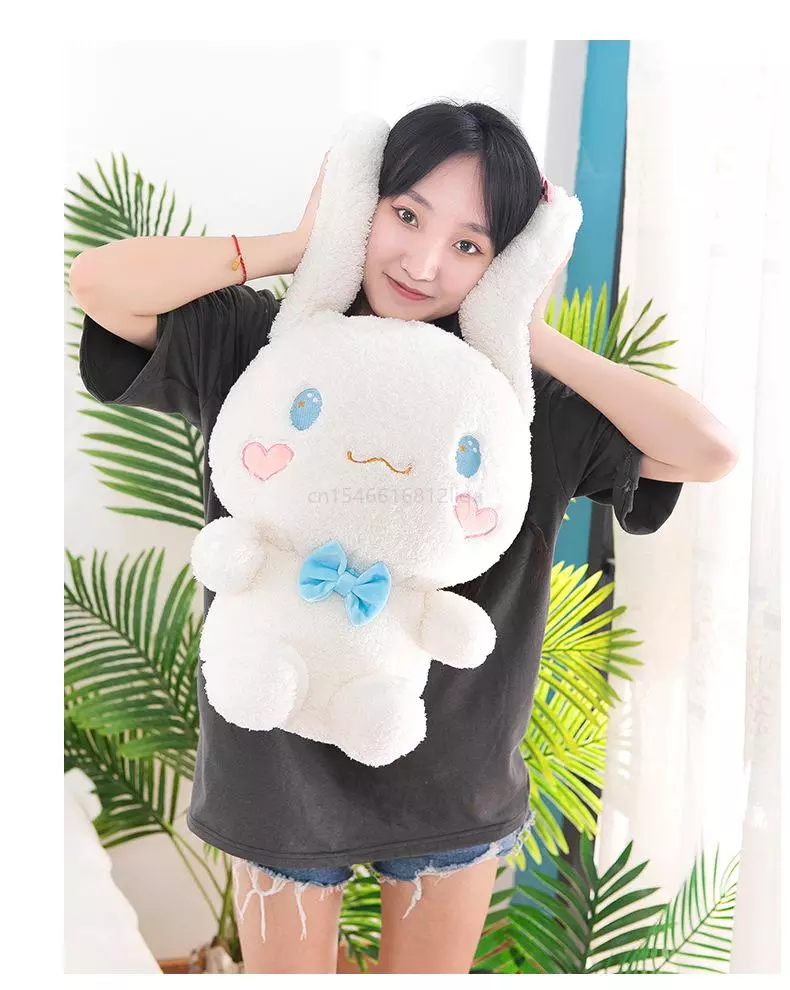 Anime Sanrio Kawaii Cinnamoroll Plush Toys Pillow Action Figure Stuffed Animal Comfort Soft Doll Children Toys Christmas Gift