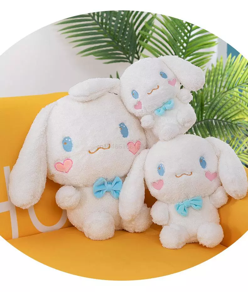 Anime Sanrio Kawaii Cinnamoroll Plush Toys Pillow Action Figure Stuffed Animal Comfort Soft Doll Children Toys Christmas Gift