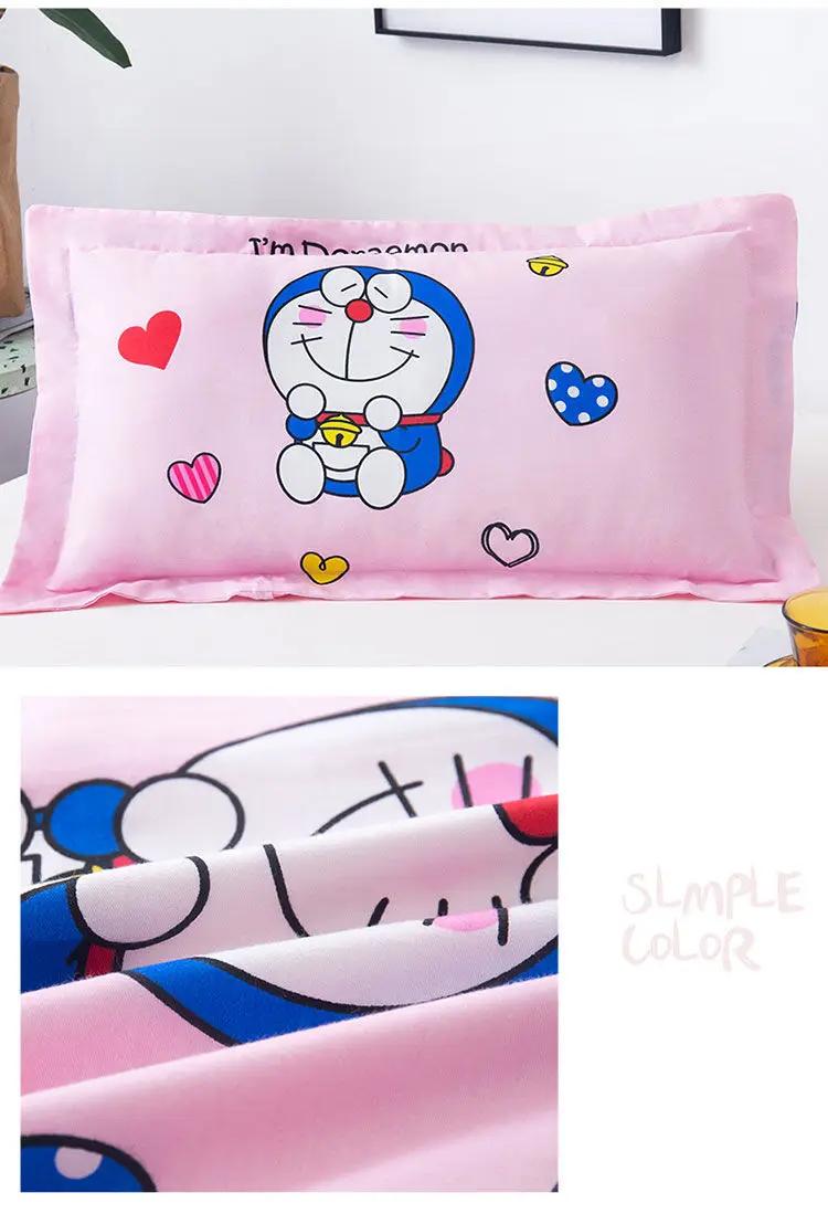 Kawaii Sanrios Hello Kittys Pillowcase Cute Cartoon Pillow Children Four Seasons Universal Removable Washable Pillowcase Gift