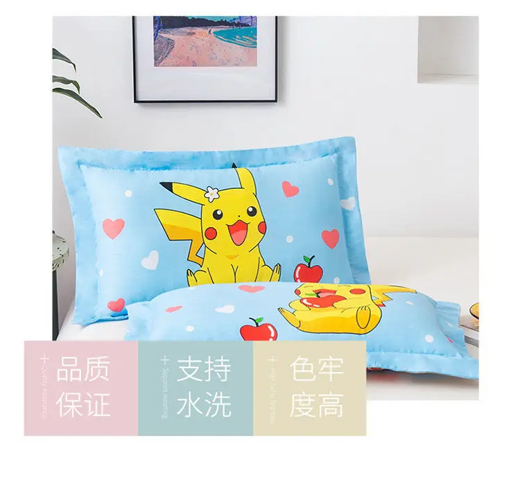 Kawaii Sanrios Hello Kittys Pillowcase Cute Cartoon Pillow Children Four Seasons Universal Removable Washable Pillowcase Gift